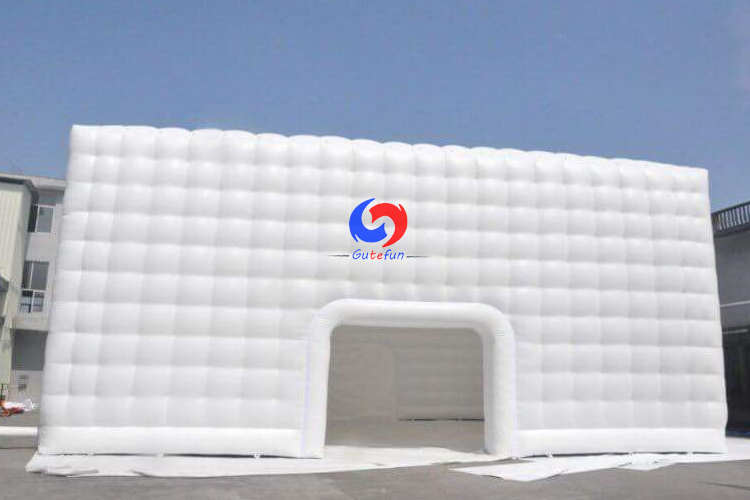 new style outdoor small portable white inflatable nightclub party cube tent for event large