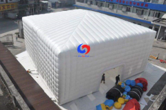 new style outdoor small portable white inflatable nightclub party cube tent for event large