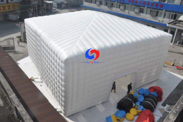 new style outdoor small portable white inflatable nightclub party cube tent for event large