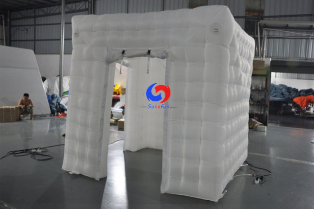 hot sale 360 black&white inflatable photo booth inflatable cube tent customized 8x8