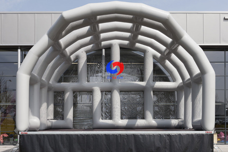 portable outdoor events commercial shows rain cover tent flame retardant PVC inflatable stage cover tent