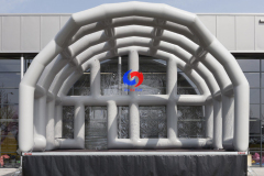 portable outdoor events commercial shows rain cover tent flame retardant PVC inflatable stage cover tent