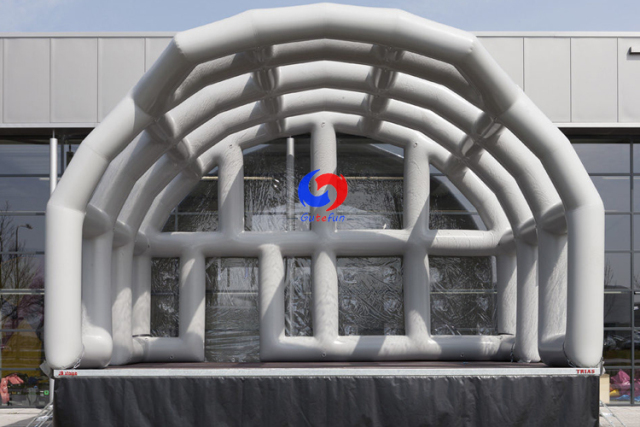 portable outdoor events commercial shows rain cover tent flame retardant PVC inflatable stage cover tent