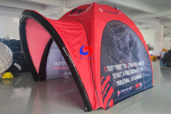 100% customized big outdoor camping shelter rain proof advertising inflatable promo spider dome tent for sales