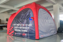 100% customized big outdoor camping shelter rain proof advertising inflatable promo spider dome tent for sales