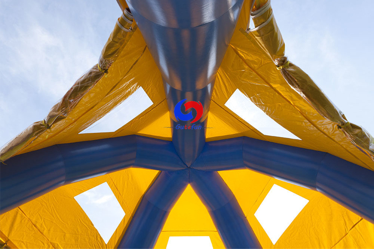 15 people outdoor garden party company picnic cozy sheltered spots Blue Yellow inflatable spider tent for sale