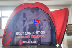 100% customized big outdoor camping shelter rain proof advertising inflatable promo spider dome tent for sales