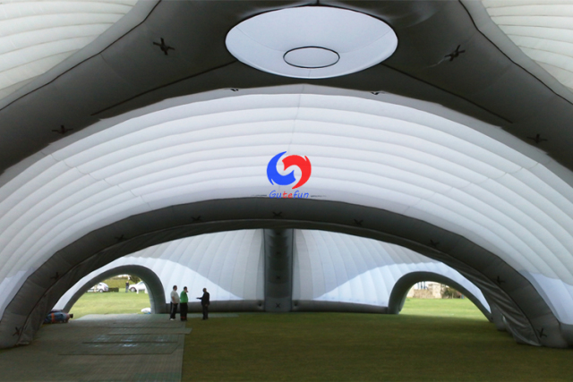 mobile commercial trade show large Modular inflatable tent high quality trampoline giant inflatable dome tent 