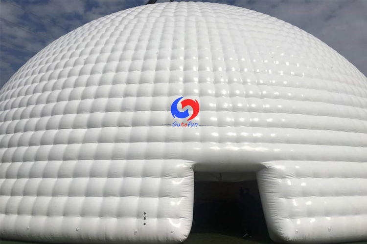 20m dia. outdoor giant pvc white wedding inflatable dome tent commercial exhibition event inflatable igloo dome tent