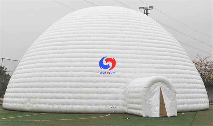 20m dia. outdoor giant pvc white wedding inflatable dome tent commercial exhibition event inflatable igloo dome tent