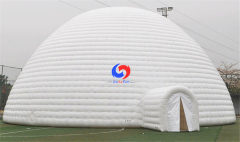 20m dia. outdoor giant pvc white wedding inflatable dome tent commercial exhibition event inflatable igloo dome tent