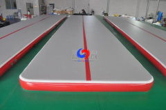 cheerleading skills practise tumbling training inflatable air track 10m inflatable air tumbling tracks for gymnastics