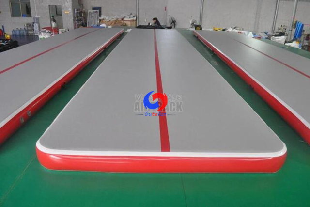cheerleading skills practise tumbling training inflatable air track 10m inflatable air tumbling tracks for gymnastics