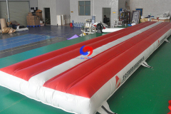 Safe stable air-filled landing mats sports acrobatics Inflatable gymnastics crash protect tumble tracks for gymnastics clubs