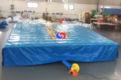 Custom Large portable Foam pit air-pillars inflatable stunt crash mat soft landing AirBag for sports protection