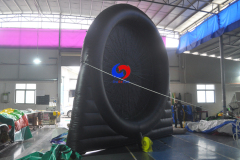 outdoor&indoor sport game 5m large floor standing inflatable sticky soccer ball dart boards sets for sale
