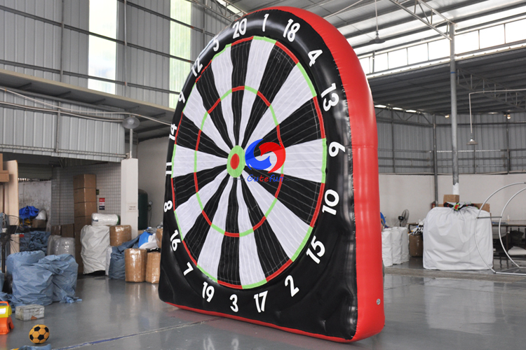 custom giants outdoor sticky ball air sealed inflatable dart board football soccer dartboard for kids adults