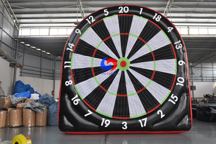 custom giants outdoor sticky ball air sealed inflatable dart board football soccer dartboard for kids adults