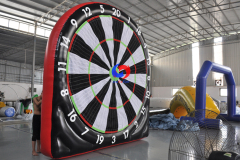 custom giants outdoor sticky ball air sealed inflatable dart board football soccer dartboard for kids adults