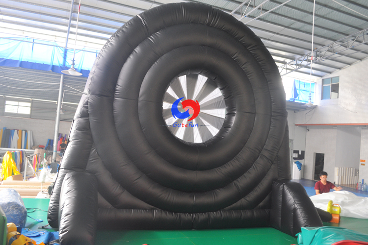 personalized color/logo portable soccer sticky ball target dartboard floor stand inflatable dart board football