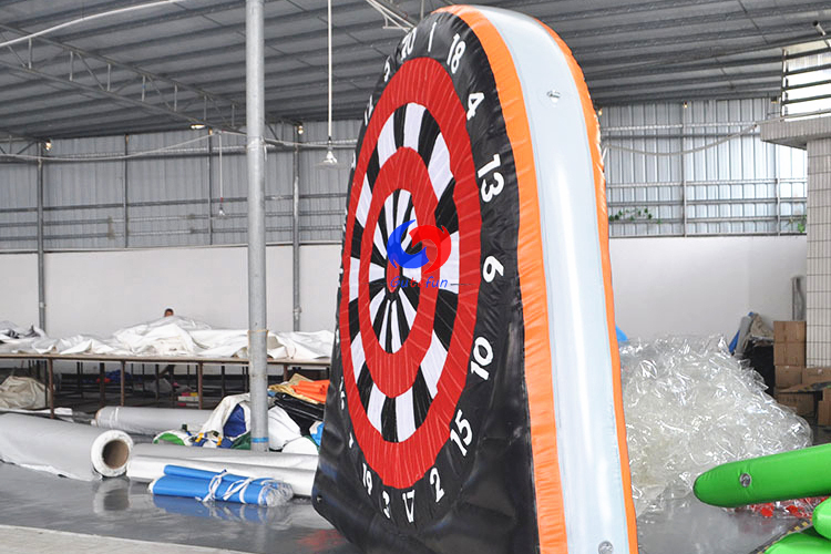 team building inflatable fun games Commercial giant 4 metre velcro soccer darts ball foot inflatable dartboard