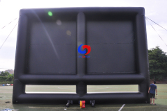 outdoor cinema operators movie events seamless screen surface inflatable move projector screen outdoor 30ft