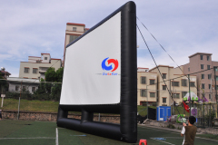 outdoor cinema operators movie events seamless screen surface inflatable move projector screen outdoor 30ft
