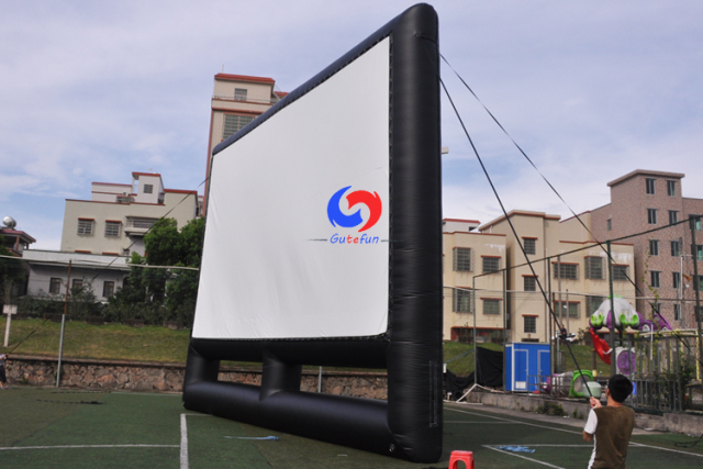 outdoor cinema operators movie events seamless screen surface inflatable move projector screen outdoor 30ft
