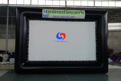  outdoor backyard family movie cinema screen lightweight portable water floating airtight Inflatable movie screen