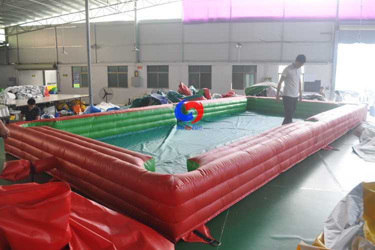 Inflatable Human Billiards Giant Pool Table All Ages Interactive Game for special soccer events