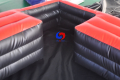 outdoor team play games inflatable human billiards pool table for two players or four players