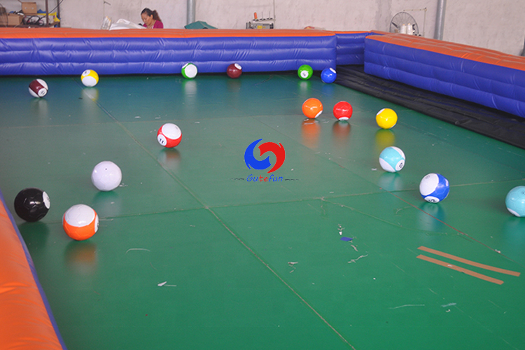 all-new Human-Sized Giant portable football snooker billiards inflatable soccer pool table