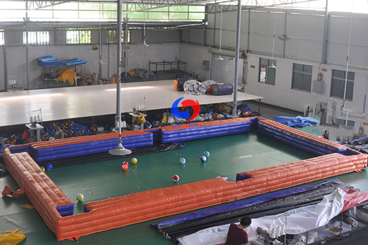 all-new Human-Sized Giant portable football snooker billiards inflatable soccer pool table
