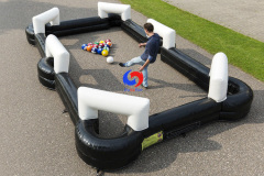 Premium quality PVC two players inflatable soccer-pool table Soccer billiards for teams games