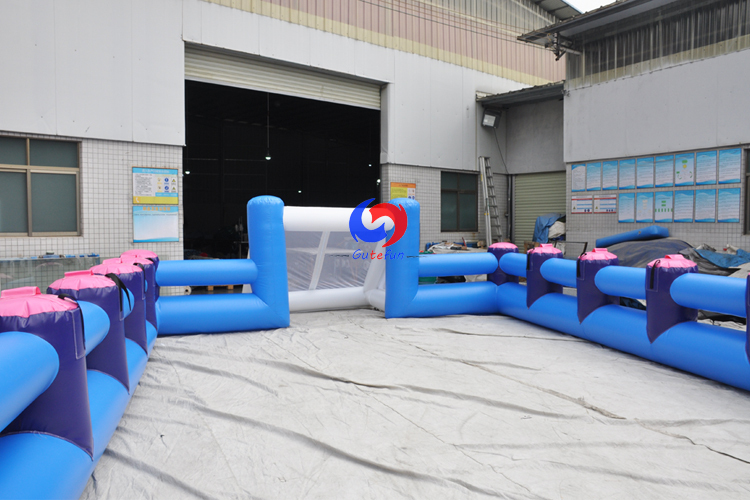 high-quality PVC newest team building Human Table Football (HTF) Soccer Field Giant Inflatable Human Foosball game
