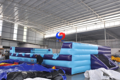 Two teams Giants Inflatable Human Foosball,huge inflatable human table football for Team Building Events