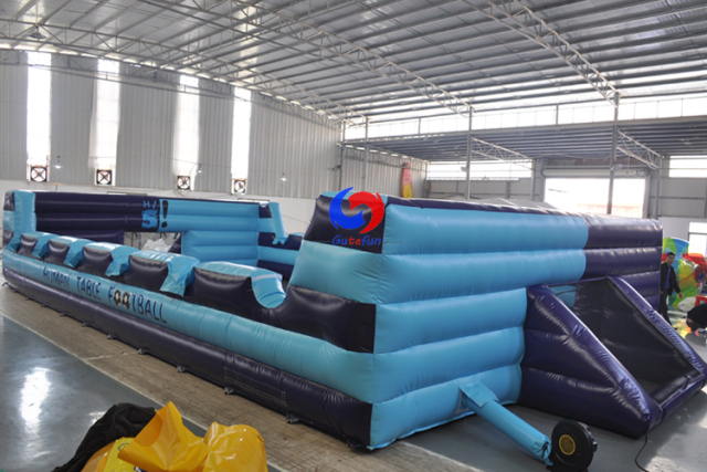 Two teams Giants Inflatable Human Foosball,huge inflatable human table football for Team Building Events