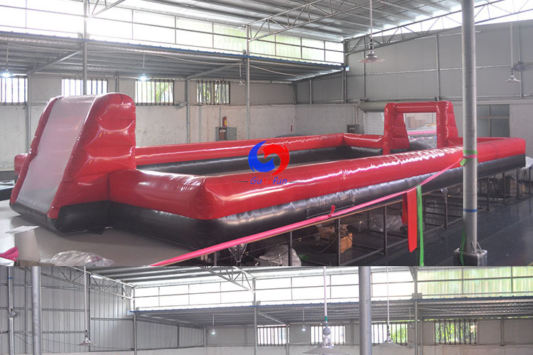 large outdoor sports activities custom portable inflatable soccer field/ Inflatable Football Pitch for sale