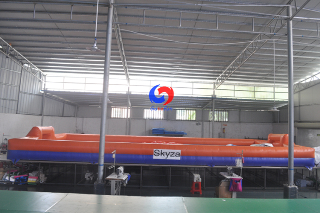 outdoor soccer bumbler balls Air Inflated sports pitch inflatable walls arena football field with inflatable goal