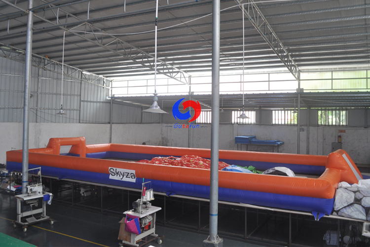 outdoor soccer bumbler balls Air Inflated sports pitch inflatable walls arena football field with inflatable goal