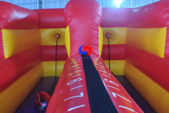 outdoor winter inflatable bungee run belts and cords 2 lanes Double Lane inflatable bungee run