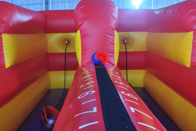 outdoor winter inflatable bungee run belts and cords 2 lanes Double Lane inflatable bungee run