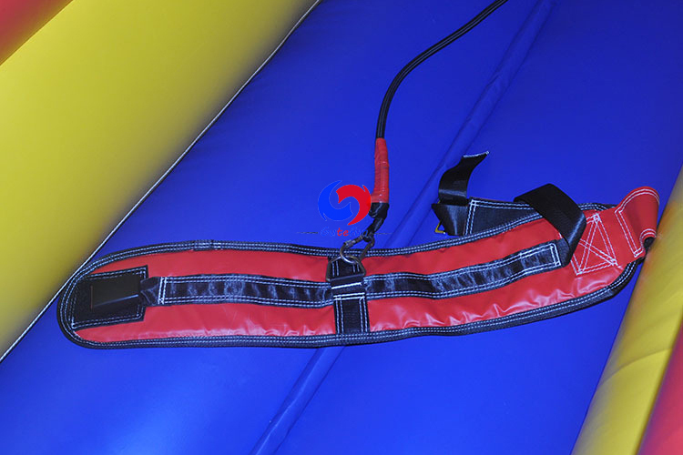 Double lane two players Infaltable Bungee run for adult kids