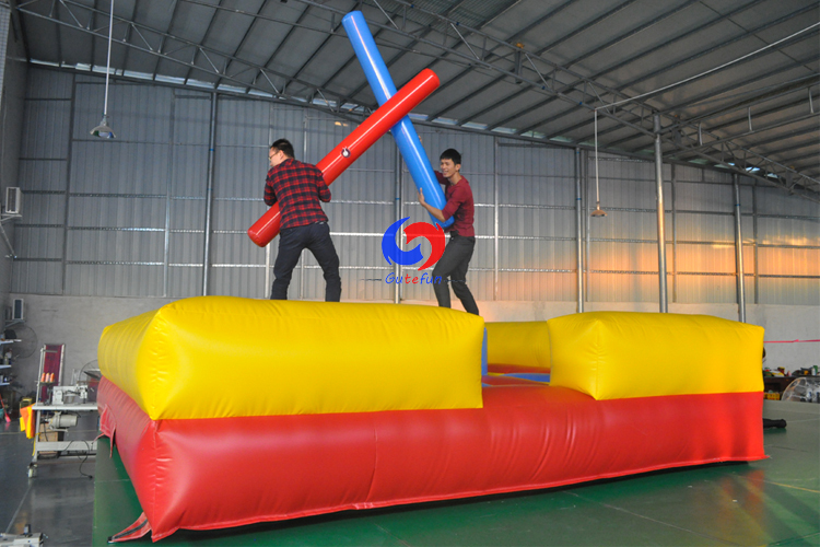 big events parties two players Jousting fighting Arena inflatable gladiator joust games for sale