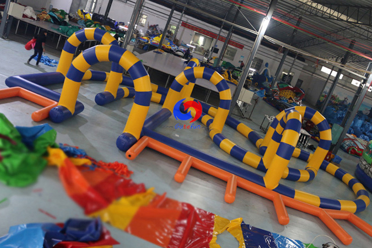 outdoor Safety quad bikes electric bumping rc car racing inflatable barrier inflatable bumper car track for bumper cars