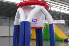 Huge Basketball. Giant inflatable basketball. Indoor or outdoor giant basketball hoop.