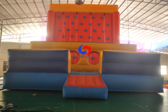 Heavy Duty Commercial Deluxe Obstacle Activity mobile Inflatable Rock Climbing Wall for sale