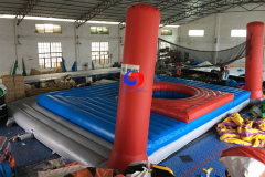 beach team sport Ball game volleyball football gymnastics trampoline court Inflatable Bossaball for sale