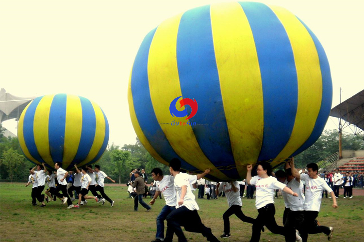 Company Anniversary sports School Group running 4m huge big inflatable air ball balloon for team building games