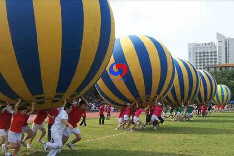 Company Anniversary sports School Group running 4m huge big inflatable air ball balloon for team building games